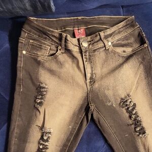 T&Y Fashion Black Denim Jeans